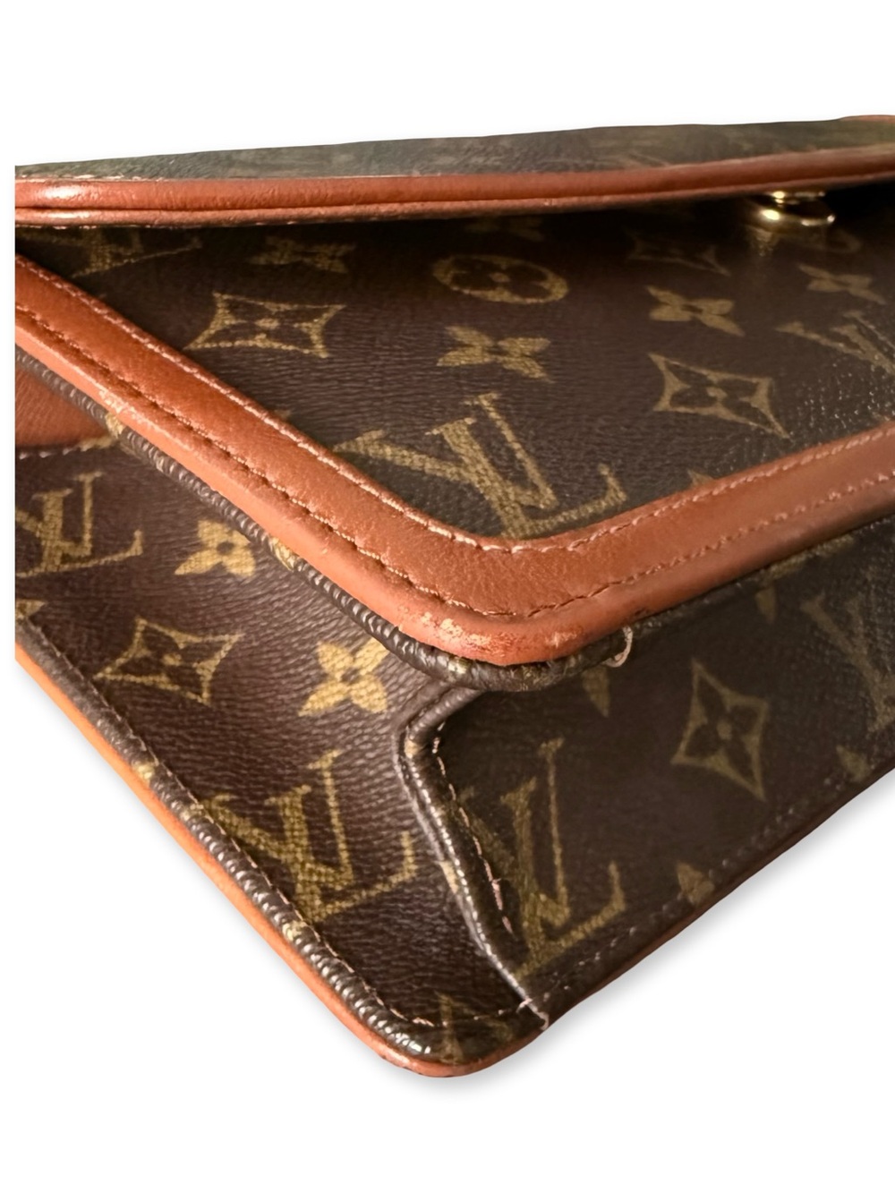 Louis Vuitton Monogram Pochette Dame GM Vintage Crossbody Clutch Bag 1988 - Picture 15 of 16